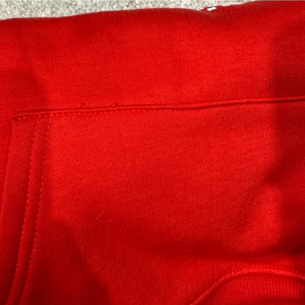 NFL Kansas City Chiefs Kids Red Yellow Hoodie Sweatshirt Performance Size 5 6 - Picture 7 of 7